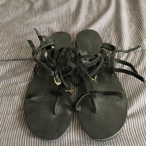 Black Forever 21 Strappy Sandals